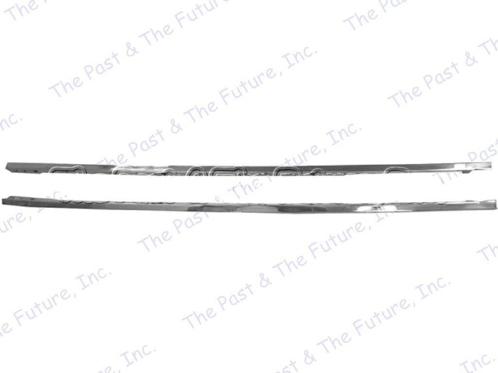 66 67 GTO Door Window Ledge Reveal Molding Convertible Stainless GTMG6667-4