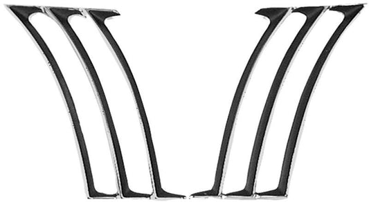 QUARTER PANEL SKIN ORNAMENT 1969 PAIR CHEVROLET CAMARO