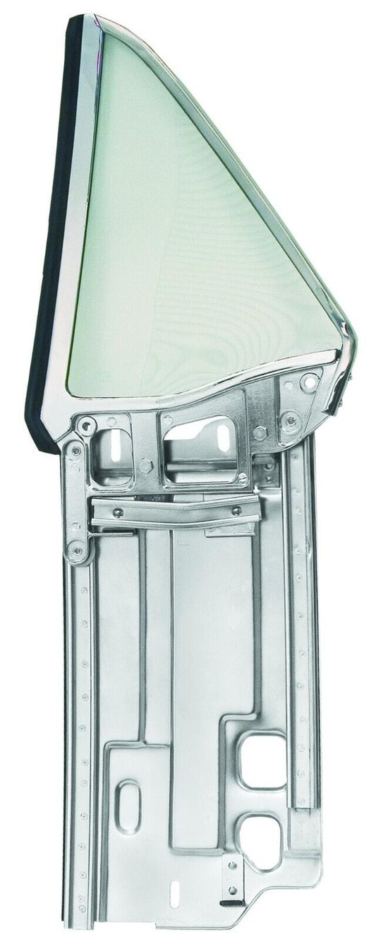 QUARTER VENT WINDOW ASSY RH 1967-68 MUSTANG  CPE CLEAR GLASS