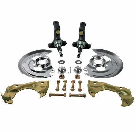 64-72 Chevelle Camaro El Camino Firebird Nova Spindle Kit w/Disc Brake Hardware