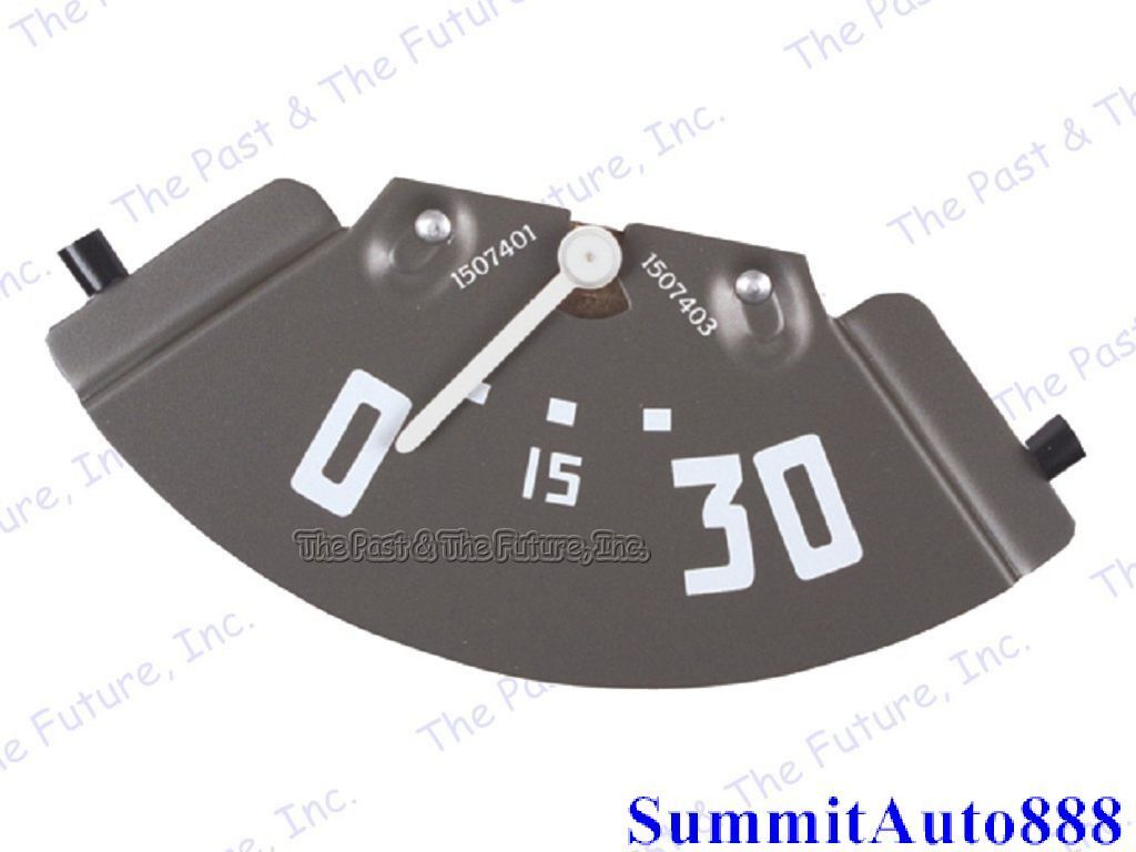 50 51 52 53 Chevy Pickup PU Truck Oil Pressure Gauge - White Needle CPOP5053-1