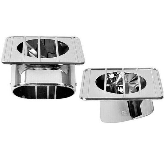 1968~1972 Chevy Pickup Truck Defroster Ducts Vent Inside Dash Right & Left Side