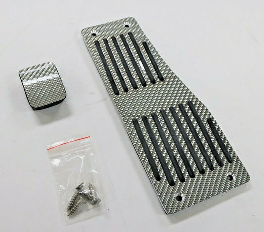 Mercedes Benz Universal Pedal Pad Foot Rest SR Carbon Fiber ALL Class Style