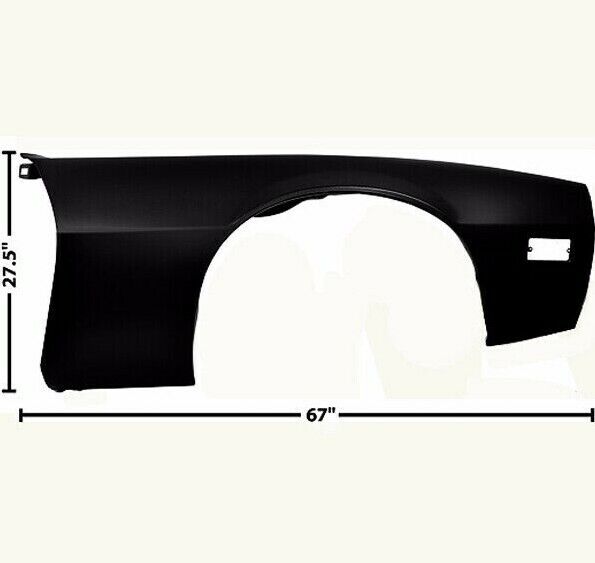 1970~1981 Firebird Fender Right Passenger Side EDP Coated Steel Dynacorn New