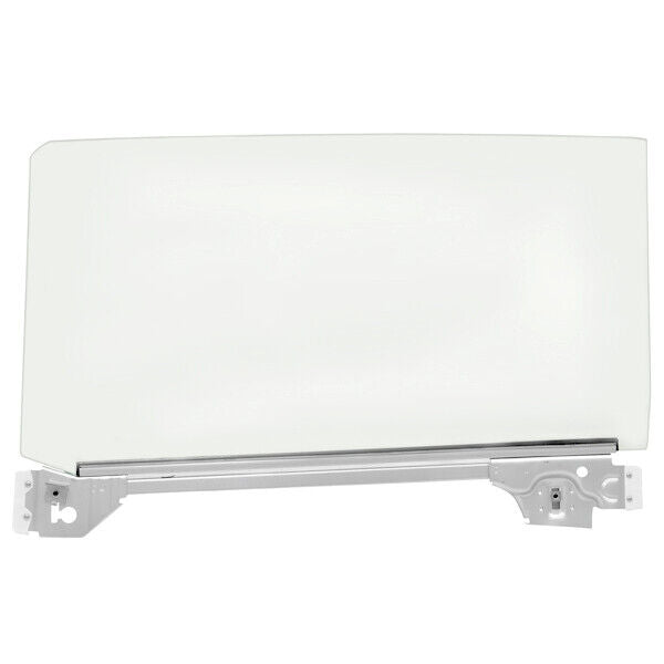 1966~1967 Chevy II Nova Door Window Glass Assembly Clear Left Side 2 Door Coupe