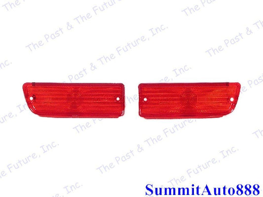 1964 Chevy Chevelle Tail Lamp Light Lens - Pair / 2 Pieces Right & Left Side Dii