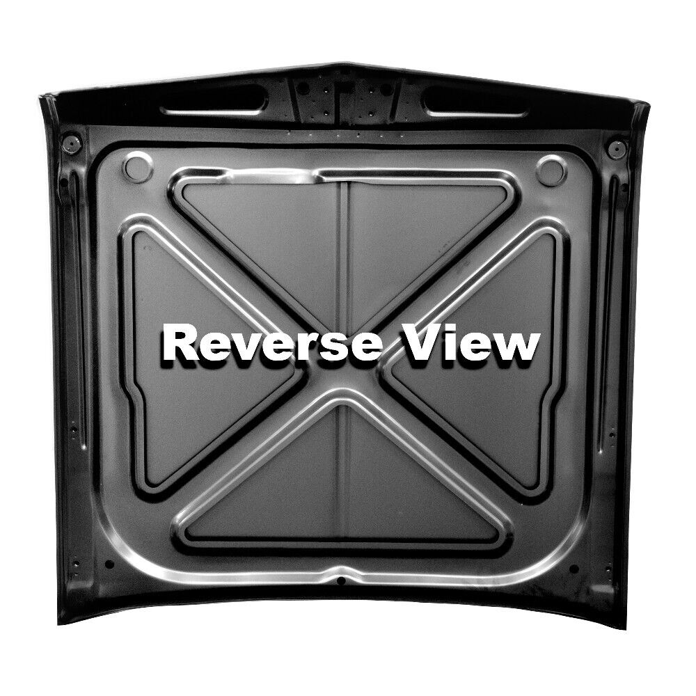 1966 1967 Nova Hood Panel Standard EDP Coated Steel Dynacorn