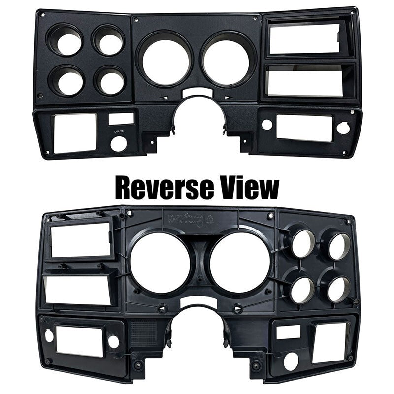 TRUCK DASH BEZEL W/ A-C BLACK 1978-80 CHEVROKET TRUCK