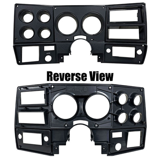 TRUCK DASH BEZEL W/ A-C BLACK 1978-80 CHEVROKET TRUCK