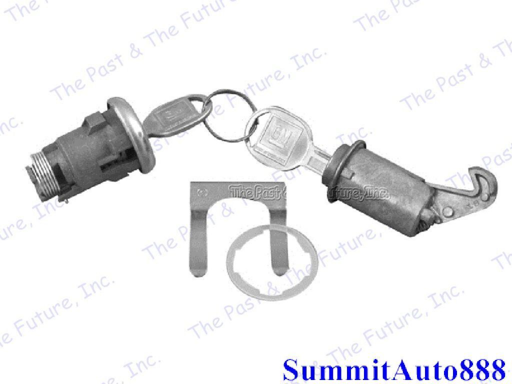 62 63 64 65 Chevy Nova Trunk Glovebox Lock Kit Original Pear Head Key NOLS6265-4