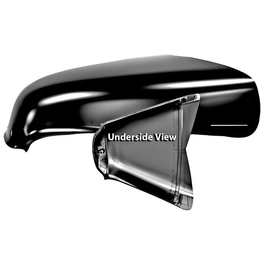 FRONT HOOD SEAMLESS 1 PCS 1947-53 CHEVROLET TRUCK (NO CHANNEL FOR MOLDING)