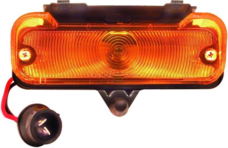 PARKING LAMP ASSEMBLY RH 1965 W/AMBER LENS CHEVELLE/EL CAMINO