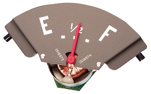 TRUCK FUEL GAUGE 12 VOLTS 1947-49 CHEVROLET TRUCK W/ RED NEEDLE