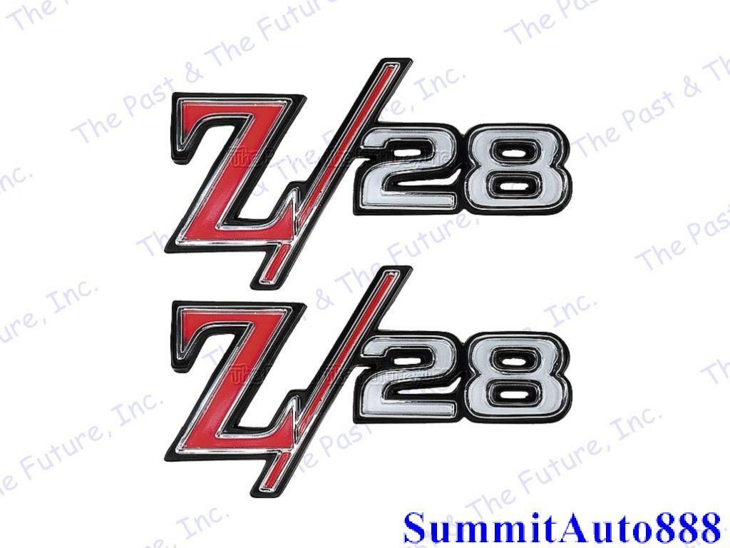 1969 69 Chevy Camaro Z28 Fender Emblem - Pair / 2 PCS CAEM69-3