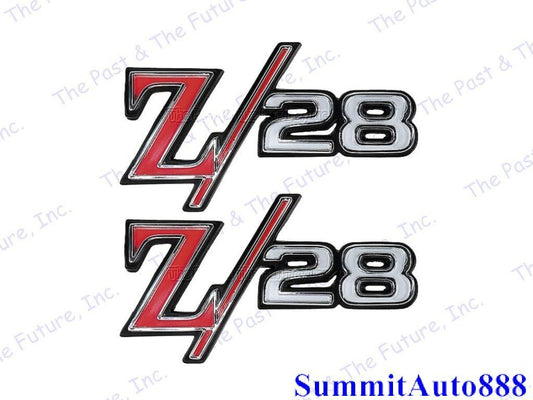 1969 69 Chevy Camaro Z28 Fender Emblem - Pair / 2 PCS CAEM69-3
