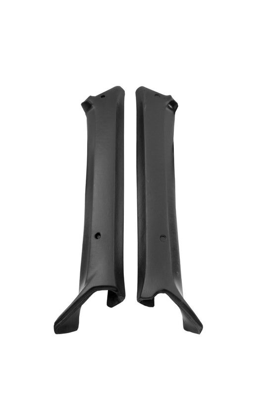 PILLAR POST MOLDING 1969 CPE BLACK PAIR CHEVROLET CAMARO/FIREBIRD