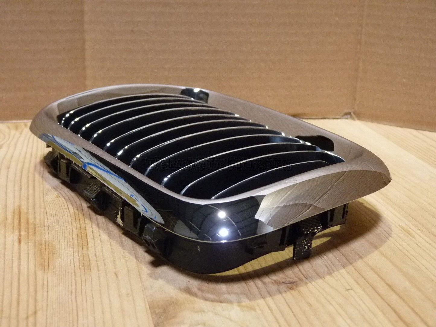 Fit BMW E36 3-Series Aftermarket Front Kidney Grille Grill CHR Black Right