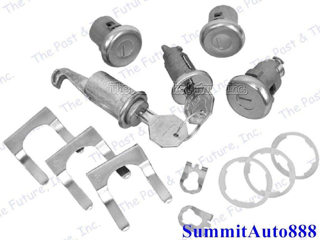 67 Camaro Firebird 66 67 Nova Ignition Door Glove Box Trunk Lock Kit CALS67-10