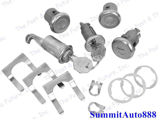 67 Camaro Firebird 66 67 Nova Ignition Door Glove Box Trunk Lock Kit CALS67-10