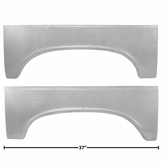 1966~1967 Chevelle Quarter Wheel Arch Lip Patch Panel Steel Pair Right & Left