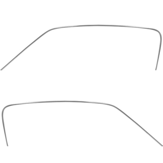 Drip Rail Moldings Pair 2 Pieces 1967~1968 Fastback Dyacorn