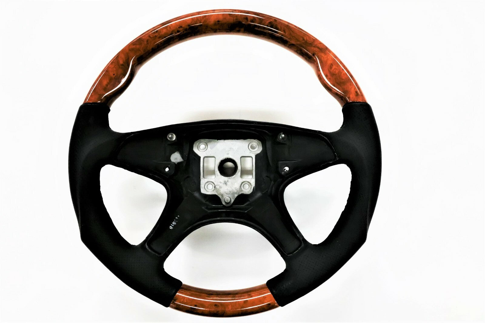 Fits 2008~2012 Mercedes Benz C Class W204 Style Steering Wheel Chestnut BLK V2