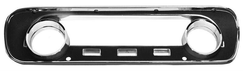 INSTRUMENT CLUSTER BEZEL 1965 MUSTANG BLK CAMERA CASE W/WARN LITE