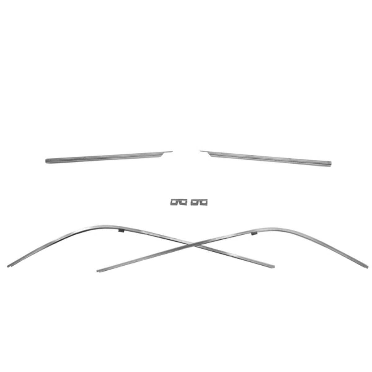 1967~1969 Chevy Camaro Pontiac Firebird Roof Rail Weather Strip Retainer 6 PCS