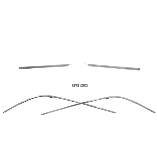 1967~1969 Chevy Camaro Pontiac Firebird Roof Rail Weather Strip Retainer 6 PCS