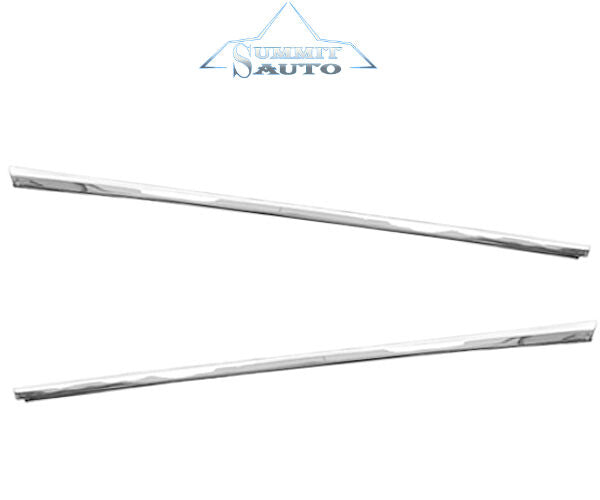 1968 Chevy Camaro Door Ledge Reveal Moldings Chrome Pair/Right & Left