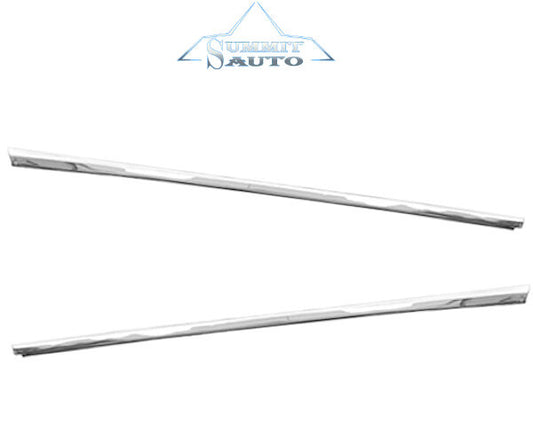 1968 Chevy Camaro Door Ledge Reveal Moldings Chrome Pair/Right & Left