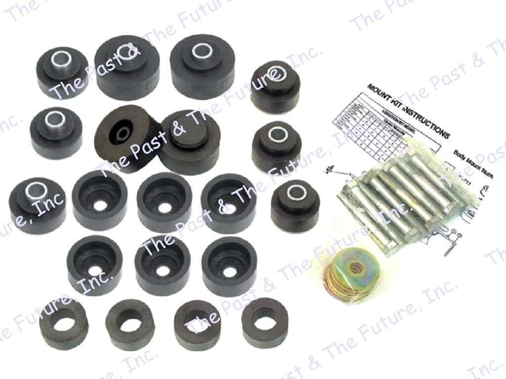 1969 1970 69 70 Chevy Impala Body Bushing Kit w/ Bolts - Hard TOP IMBB6970-2