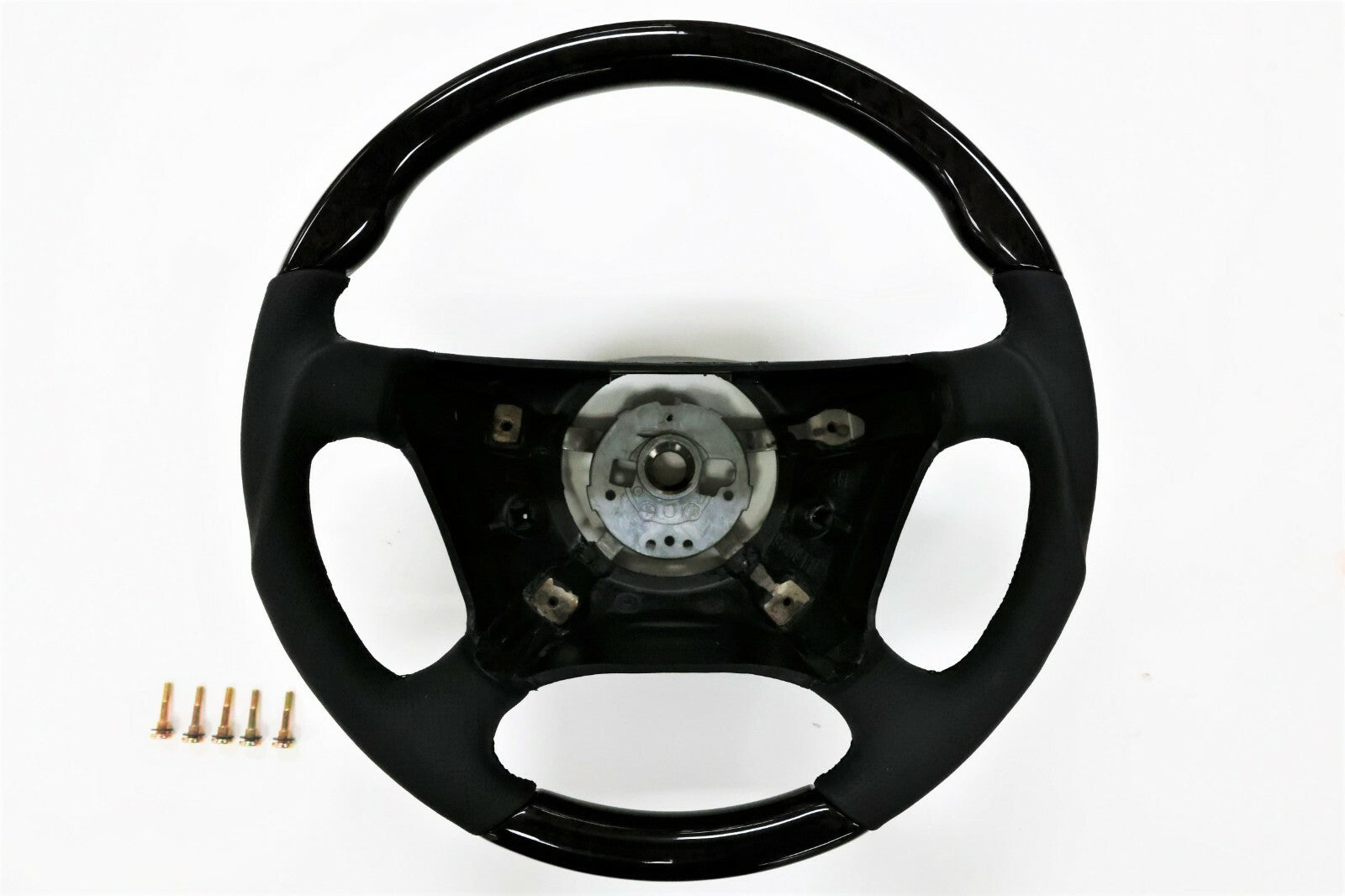 1999~2008 Mercedes Benz Steering Wheel Birdeye+Black Leather S Class V2 Style
