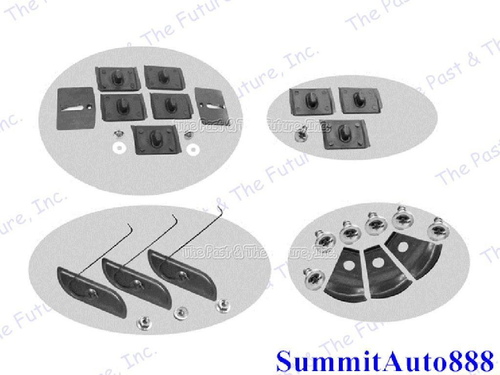 1970 1971 1972 70 71 72 Chevy Monte Carlo Body Clip Kit - 8 Sets 