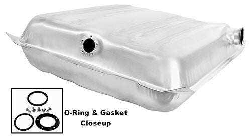 GAS TANK 1955-56 STAINLESS SQUARE CORNERS CHEVROLET