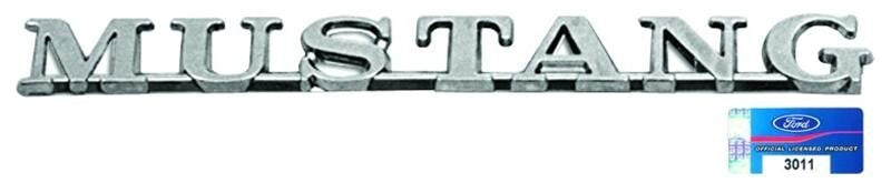 1965-66 FORD MUSTANG FENDER EMBLEM ORIGINAL