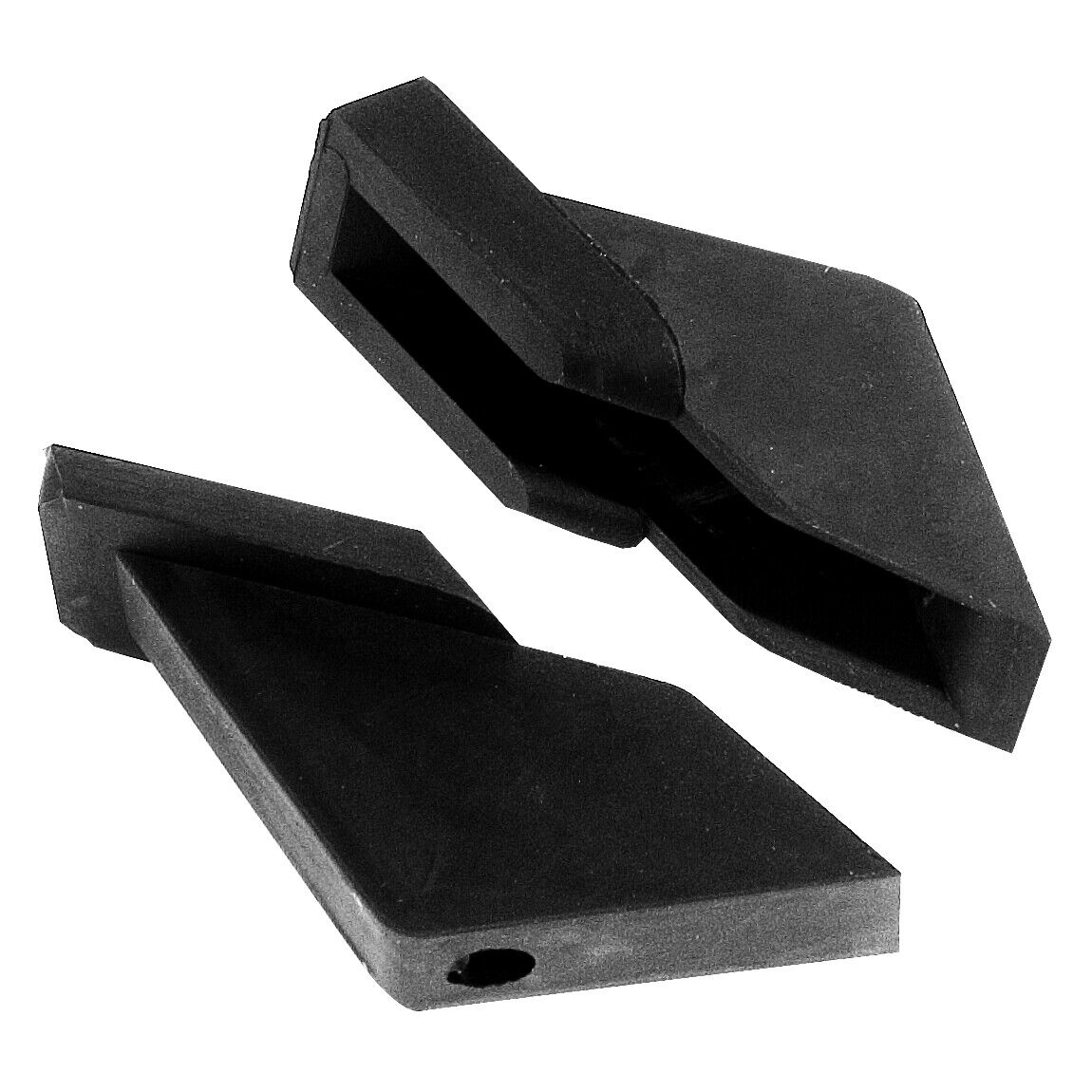 1963 1964 Chevy Impala Vent Window Bumper Rubber Hard TOP Pair