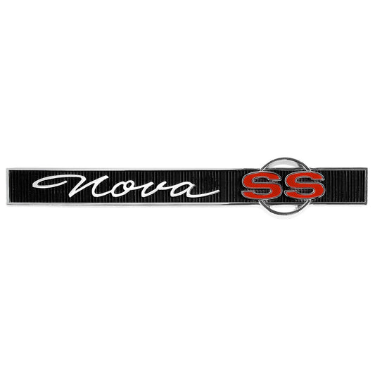 1965 65 Chevy II Nova SS Trunk Lid Emblem - NOVA SS NOEM65-1