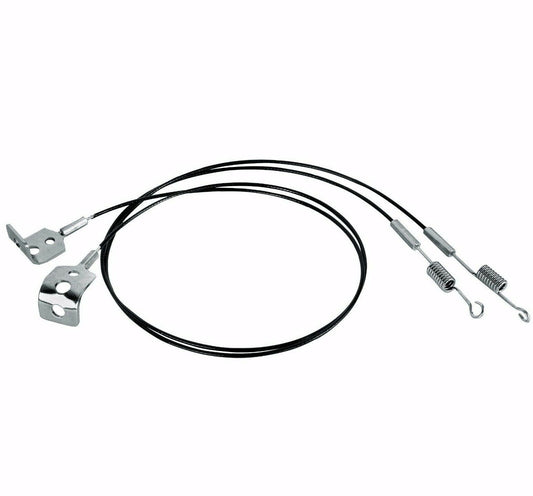 1967~1969 Camaro Firebird Convertible Top Torsion Hold Down Cables Pair Dynacorn