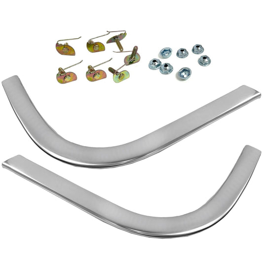 1964 Chevy Impala BelAir SS Rear Outer Trunk Cove Moldings