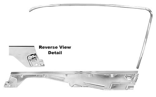 DOOR WINDOW FRAME KIT RH 1965-66 FORD MUSTANG  F/B