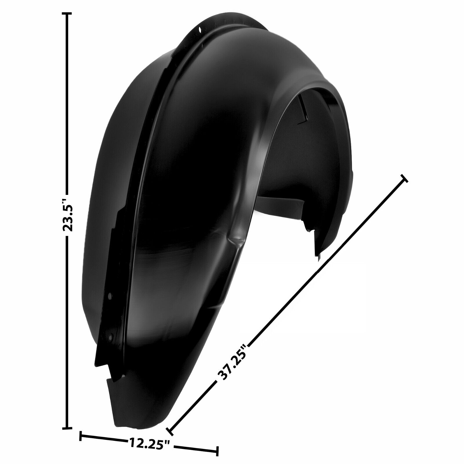 1981~1988 Chevy Monte Carlo Wheelhouse Assembly Right Inner+Outer EDP Steel