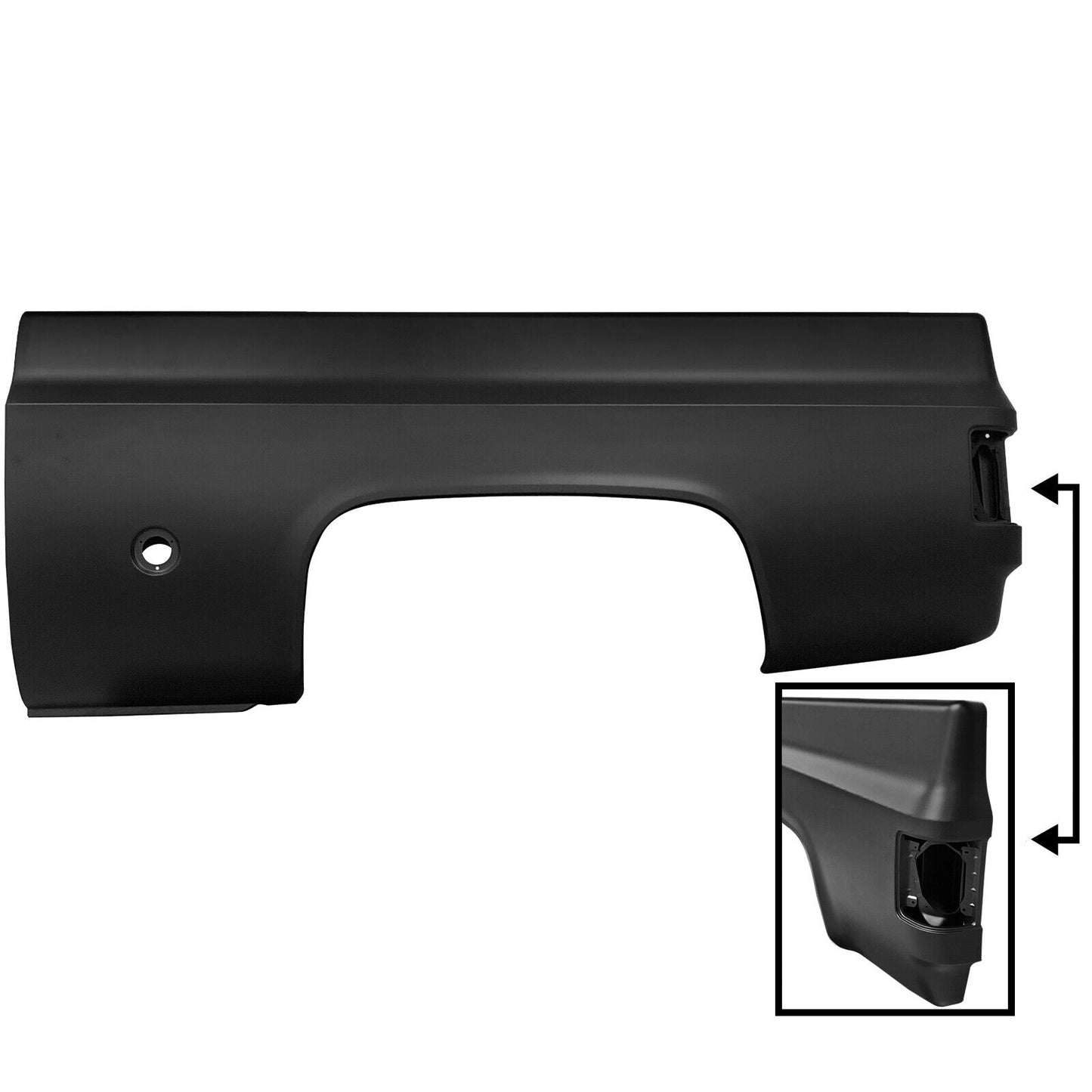 1976~1978 Chevy Pickup Truck Bedside Panel Left Side Short Bed Dynacorn