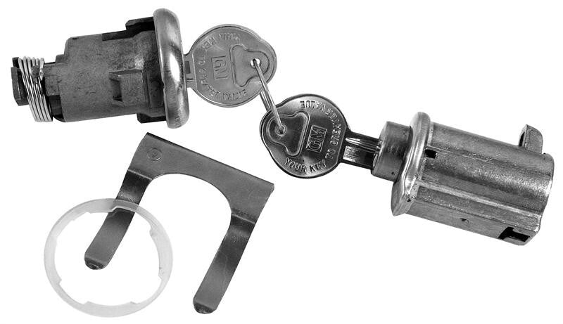 LOCK KIT TRUNK & GLOVEBOX ORIGINAL PEAR HEAD KEY 1961-62 IMPALA