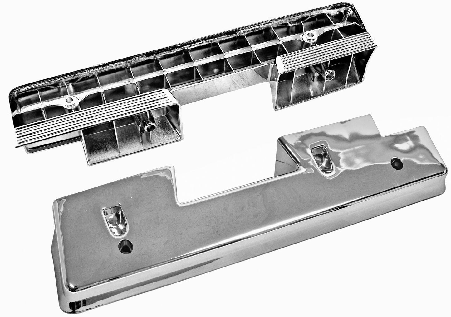 1962 1963 1964 Chevy Impala Arm Rest Bases Chrome Pair / 2 Pieces