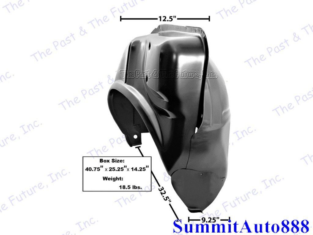 1966 1967 66 67 GTO Complete Wheelhouse Weld Through Primer Left GTWH6667-70L