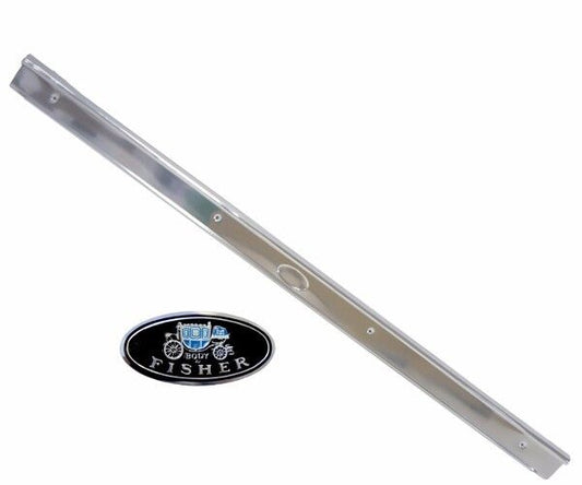 64 65 66 67 Chevy Chevelle El Camino GTO Sill Scuff Plate w/o Ribs w/ Fisher