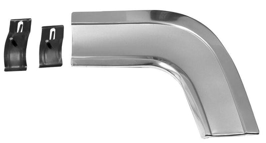 QUARTER EXTENTION MOLDING RH 1964 IMPALA W/CLIPS