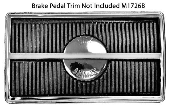 BRAKE PEDAL PAD (DISC) 1965-70 IMPALA A/T Dynacorn M1726A