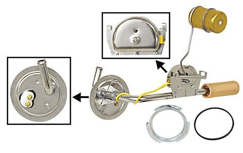FUEL SENDING UNIT 1973-84 FORD TRUCK 3/8" LINE